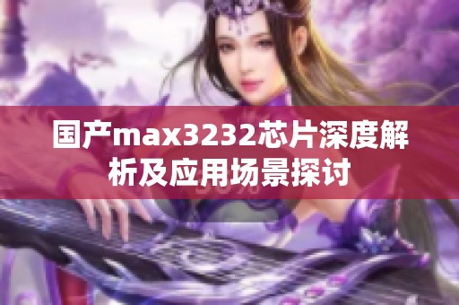 国产max3232芯片深度解析及应用场景探讨