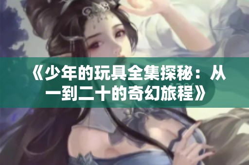 《少年的玩具全集探秘：从一到二十的奇幻旅程》
