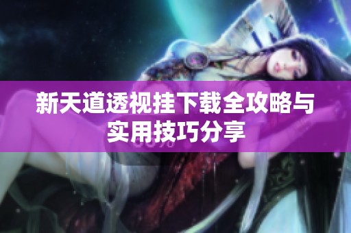 新天道透视挂下载全攻略与实用技巧分享