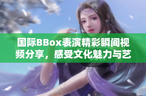 国际BBox表演精彩瞬间视频分享，感受文化魅力与艺术激情