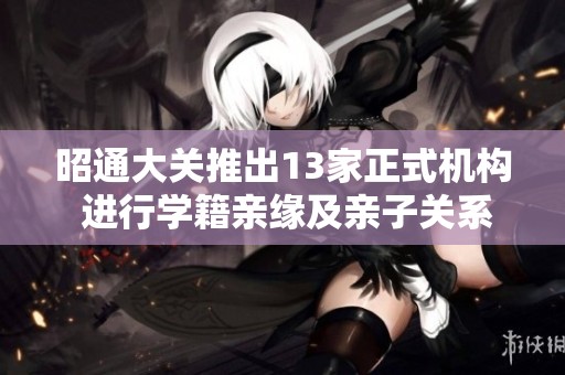 昭通大关推出13家正式机构 进行学籍亲缘及亲子关系鉴定服务