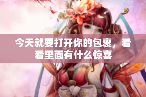 今天就要打开你的包裹，看看里面有什么惊喜