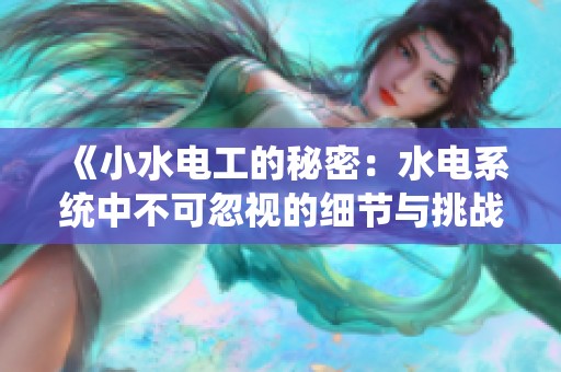 《小水电工的秘密：水电系统中不可忽视的细节与挑战》