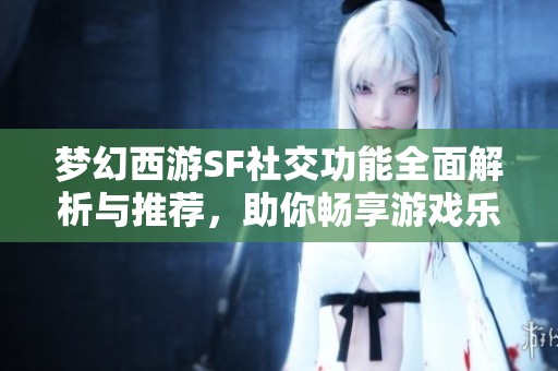 梦幻西游SF社交功能全面解析与推荐，助你畅享游戏乐趣