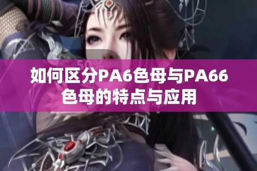 如何区分PA6色母与PA66色母的特点与应用