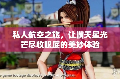 私人航空之旅，让满天星光芒尽收眼底的美妙体验