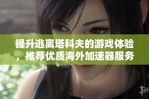 提升逃离塔科夫的游戏体验，推荐优质海外加速器服务