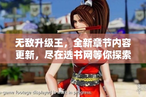 无敌升级王，全新章节内容更新，尽在选书网等你探索
