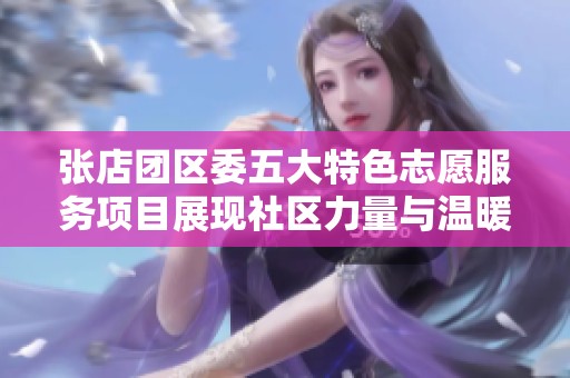 张店团区委五大特色志愿服务项目展现社区力量与温暖
