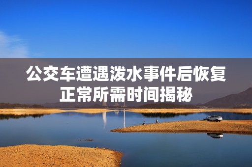 公交车遭遇泼水事件后恢复正常所需时间揭秘