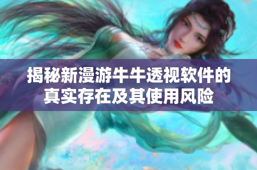 揭秘新漫游牛牛透视软件的真实存在及其使用风险