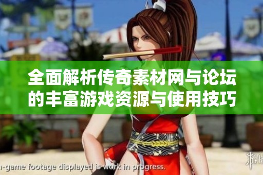 全面解析传奇素材网与论坛的丰富游戏资源与使用技巧