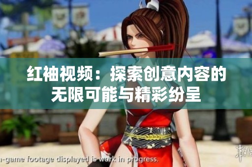 红袖视频：探索创意内容的无限可能与精彩纷呈