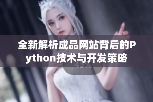 全新解析成品网站背后的Python技术与开发策略