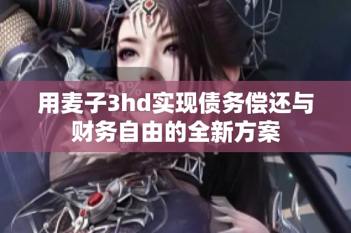 用麦子3hd实现债务偿还与财务自由的全新方案