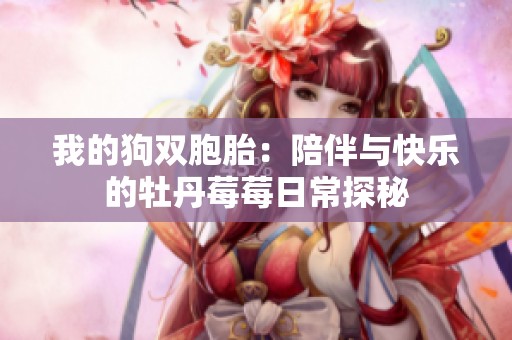 我的狗双胞胎：陪伴与快乐的牡丹莓莓日常探秘
