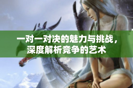 一对一对决的魅力与挑战，深度解析竞争的艺术