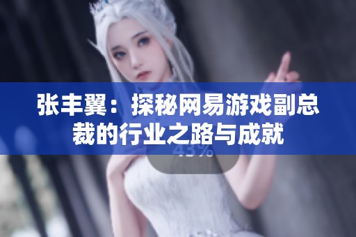 张丰翼：探秘网易游戏副总裁的行业之路与成就