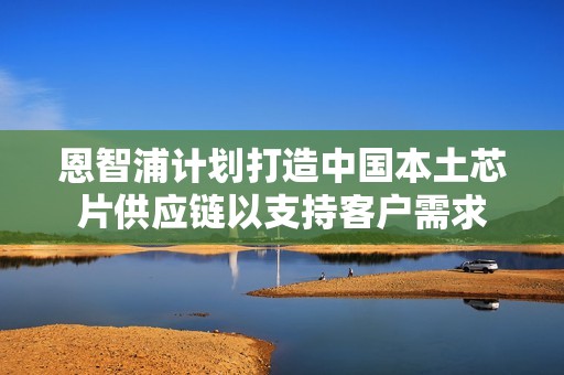 恩智浦计划打造中国本土芯片供应链以支持客户需求