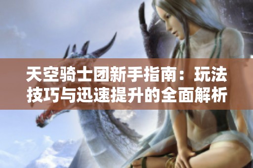 天空骑士团新手指南：玩法技巧与迅速提升的全面解析
