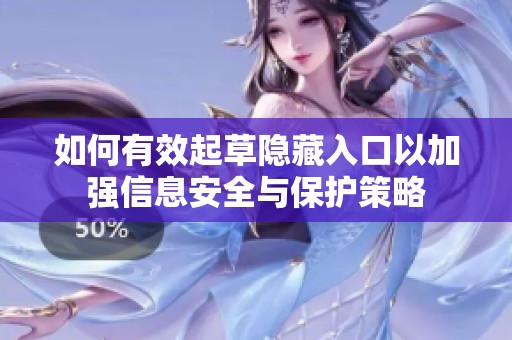 如何有效起草隐藏入口以加强信息安全与保护策略