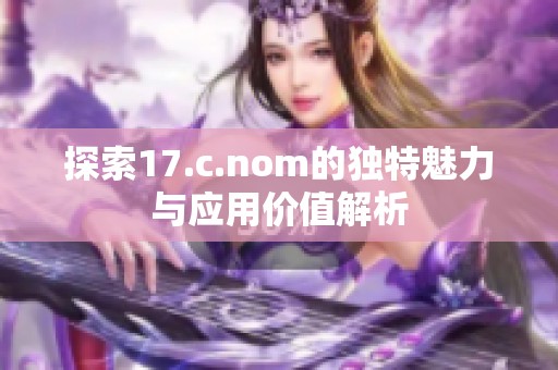 探索17.c.nom的独特魅力与应用价值解析