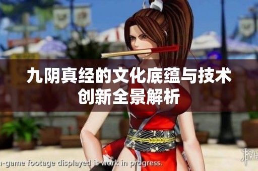 九阴真经的文化底蕴与技术创新全景解析
