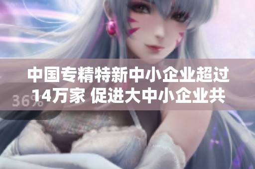 中国专精特新中小企业超过14万家 促进大中小企业共同发展