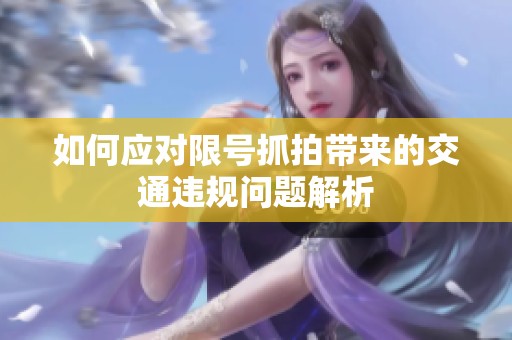 如何应对限号抓拍带来的交通违规问题解析