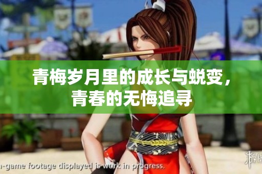 青梅岁月里的成长与蜕变，青春的无悔追寻