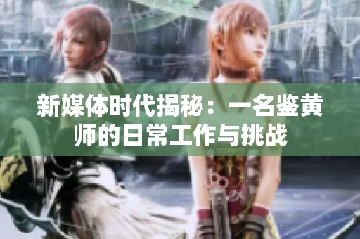 新媒体时代揭秘：一名鉴黄师的日常工作与挑战