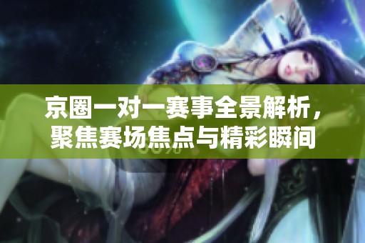 京圈一对一赛事全景解析，聚焦赛场焦点与精彩瞬间