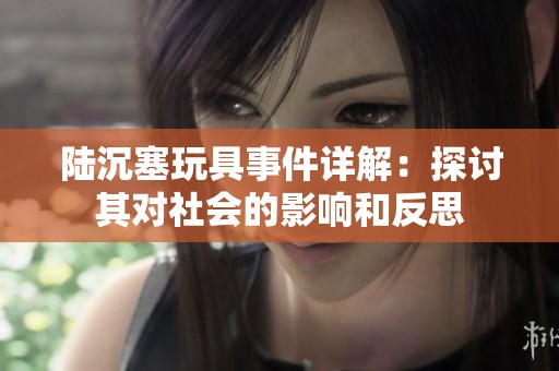 陆沉塞玩具事件详解：探讨其对社会的影响和反思