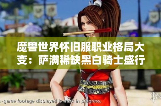 魔兽世界怀旧服职业格局大变：萨满稀缺黑白骑士盛行