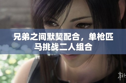 兄弟之间默契配合，单枪匹马挑战二人组合
