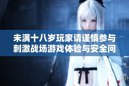 未满十八岁玩家请谨慎参与刺激战场游戏体验与安全问题探讨