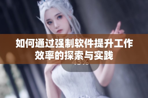 如何通过强制软件提升工作效率的探索与实践