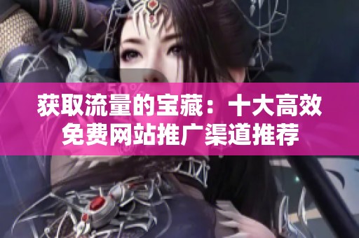 获取流量的宝藏：十大高效免费网站推广渠道推荐
