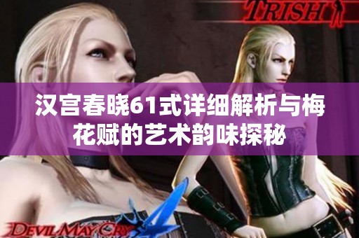 汉宫春晓61式详细解析与梅花赋的艺术韵味探秘