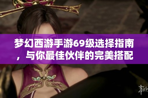 梦幻西游手游69级选择指南，与你最佳伙伴的完美搭配