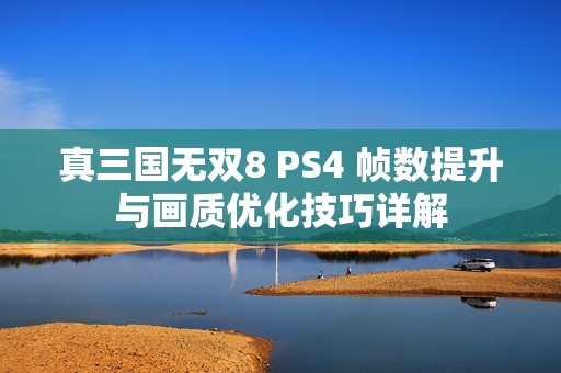 真三国无双8 PS4 帧数提升与画质优化技巧详解