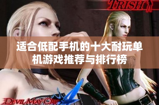 适合低配手机的十大耐玩单机游戏推荐与排行榜