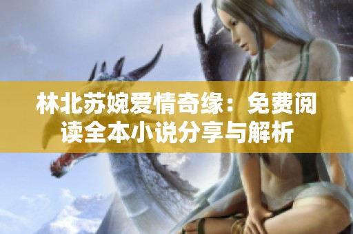 林北苏婉爱情奇缘：免费阅读全本小说分享与解析