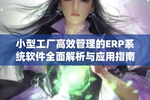 小型工厂高效管理的ERP系统软件全面解析与应用指南