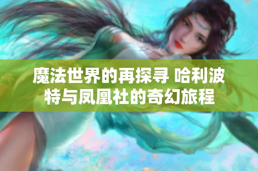 魔法世界的再探寻 哈利波特与凤凰社的奇幻旅程