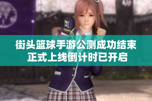 街头篮球手游公测成功结束 正式上线倒计时已开启