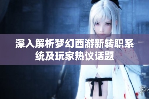 深入解析梦幻西游新转职系统及玩家热议话题