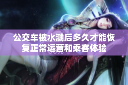 公交车被水溅后多久才能恢复正常运营和乘客体验