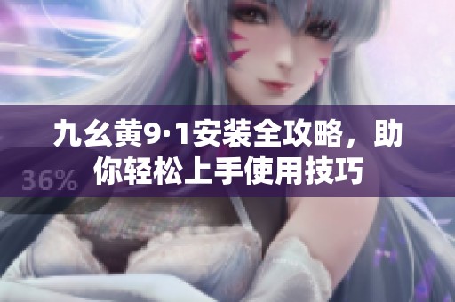 九幺黄9·1安装全攻略，助你轻松上手使用技巧