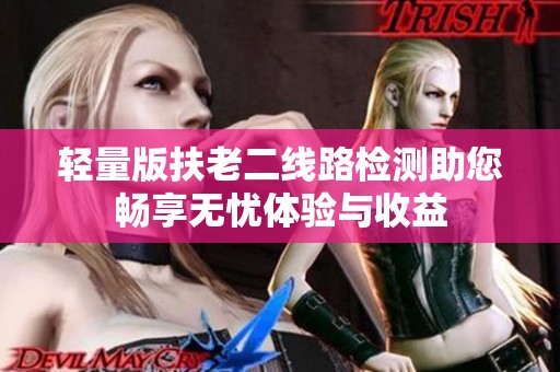轻量版扶老二线路检测助您畅享无忧体验与收益